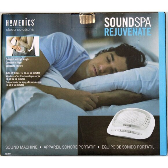 Home Medics Homedics Sleep Sound Spa Rejuvenate Machine Nature Sealed Portable - Picture 3 of 7